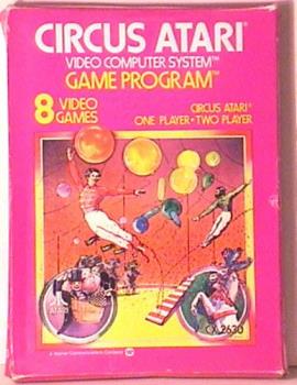 Circus Atari - for the Atari 2600 Game Console