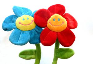 Stuffed flowers - This is what stuffed flowers look like. Cute eh ?