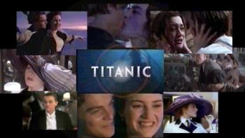 Titanic - The year is 1996, and a treasure hunter, Brock Lovett, and his team explore the wreck of the RMS Titanic in their submersible. A safe is brought to the surface and is opened. It contains not the fabled treasure the adventurers had hoped for, but only papers. One of them is a pencil portrait dated April 14, 1912, and signed "JD". It shows a beautiful young woman reclining nude with casual modesty on a couch. On a necklace around her is the treasure they seek: the diamond known as "The Heart of the Ocean".