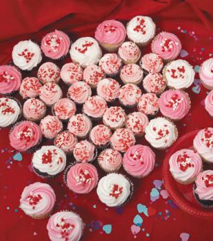 Valentines Day! . .  - Valentine&#039;s Day cupcakes! It&#039;s the thought that counts on this special day! . . 