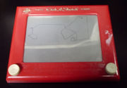 Etch a Sketch - The Etch A Sketch is a toy invented in 1959 by Frenchman Arthur Granjean and introduced commercially by the Ohio Art Company in 1960. Granjean originally called it "The Magic Screen".