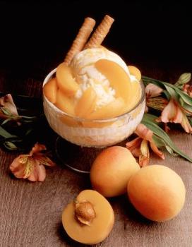 apricot ice cream - desserts