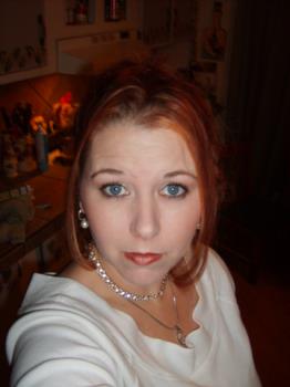 Me with my bright baby blues! - A picture of me with my bright baby blues on New Years