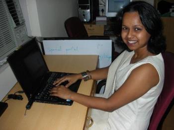 me at work at my dream job - working hard .... 