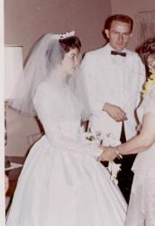 My wedding day - We tied the knot in 1964