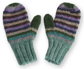 Hand Knit Mittens - keep those hands warm in style