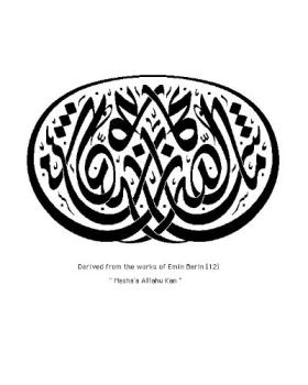 Islamic art - Masya Allahu kan