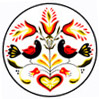 Example of a Pennsylvania Dutch hex sign - These hex signs can be found throughout Pennsylvania and New York.