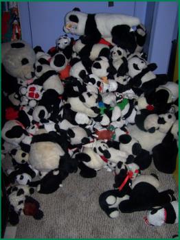 Pandas - Just a small dose of the panda collection owned by my daughter.