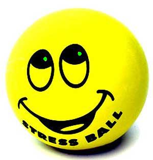 Stress Ball - A stress ball for people to squeeze to will away their tension.