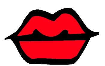 Lips - Set of red lips