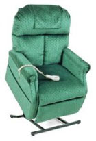 Lift chair - green chair