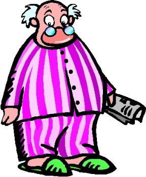 Pajamas - Old Man in his Pajamas