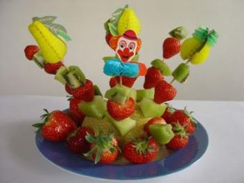 fruit snack - fruit satay