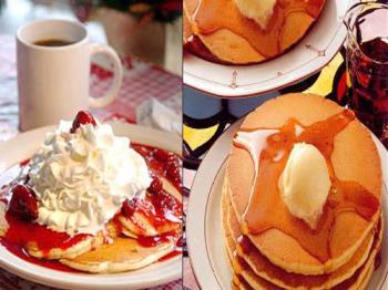 a pancake breakfast - great food