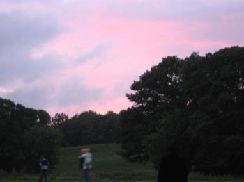 Sunset over the hills - Taken in the West Country of England the sunset over the hills