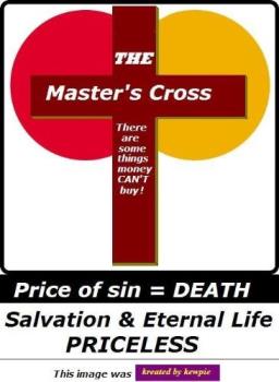 The Master's Cross - Jesus paid your debts. Don't leave life without Him. The Master's Cross - Jesus paid your debts. Don't leave life without Him.