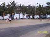 The main beach entrance in Hoi An
