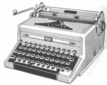 Have you used one of these before? - Have you used a manual typewriter before? Do you even know what one looks like? I learnt to type on a machine like this!