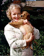 Betty White - Betty White and her doggy!