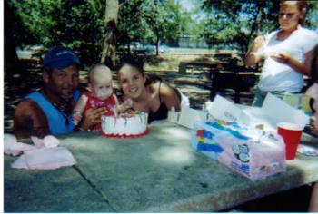 1st Birthday - This was at my youngest daughters first birthday. We had it at a park.