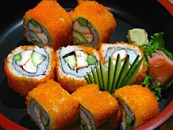 sushi - these are some California rolls