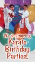 Karate Birthday Party - Birthday party invitation