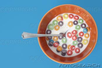 Milk and cereals - http://www.fotosearch.com/DGT088/42-17094863/ Milk and cereals - http://www.fotosearch.com/DGT088/42-17094863/
