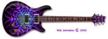 Purple guitar - Rock the world