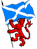 Scottish Flag - Scottish Lion With Flag