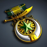 Medal Of Friendship - made by the United States Middle Coalition and
Middle Eastern Coalition, and sign of grande and defending friendship.
Great job.
EA Makers of battlefield 2
