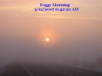 Early Morning - Foggy Sunrise