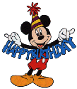 Happy Birthday - Birthday greetings from Mickey Mouse