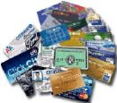 credit cards - pile of credit cards