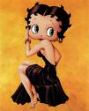 Betty Boop - Betty Boop in black evening dress