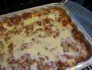Lasagna - Everybody loves my Lasagna. I make it very simply with napoli sauce, cheese and parboiled lasagna sheets.