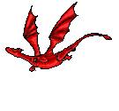 Dragon - Red Dragon in Flight