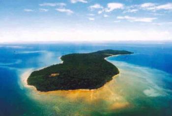 Pulau Tiga or Survivor Island, Sabah - The island which has been chosen to shoot the survivor TV series by the CBS TV network USA.