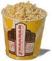 Popcorn - A big tub of Buttered Popcorn, yum!