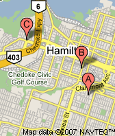 Map Of Hamilton Ontario - This is where I am Located 