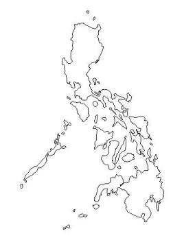Philippines - A map of Philippines