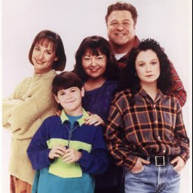 Roseanne - The cast of the hit comedy situation Roseanne.