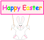 Happy Easter - Happy Easter bunny banner!!