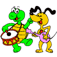 Turtle Dog Band - Turtle dog band clipart