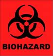 Biohazard Sign - Sign used to signify something as being biologically hazardous.