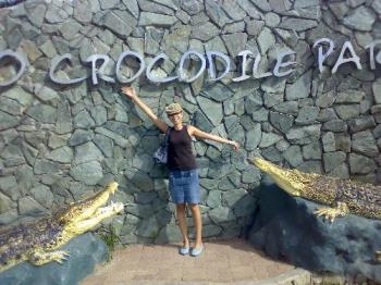 davao city&#039;s crocodile park - taken at davao city&#039;s crocodile park