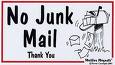 junk mail - stop the junk