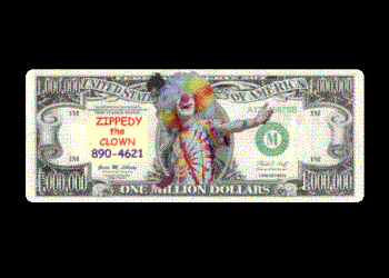 Funny money - Money with a clown!