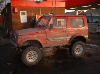 my mud toy waiting to be washed. It&#039;s just a light - my mud toy waiting to be washed. It&#039;s just a light dusting of &#039;clarts&#039;