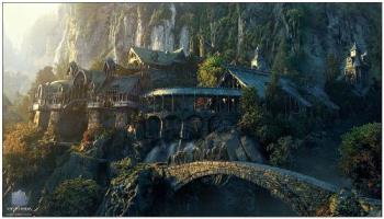 Rivendell - Rivendell in Middle Earth from The Lord of the Rings